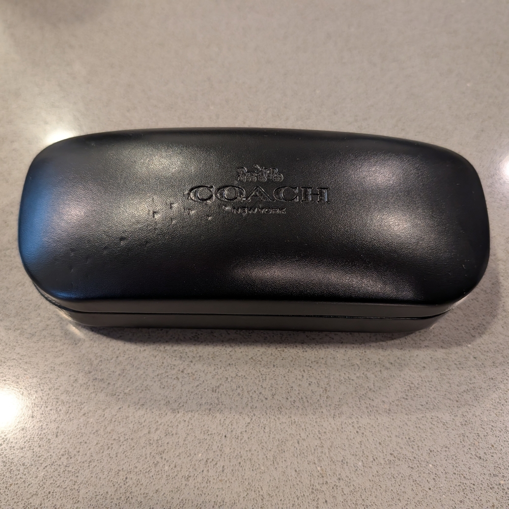 Coach Elegant Black Eyeglass Case